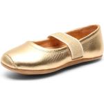 Chaussures casual Bisgaard dorées en cuir Pointure 35 look casual pour fille 