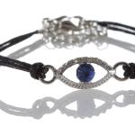 Bracelets porte-bonheurs noirs orientaux pour femme 