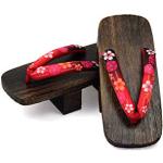 Sandales Black Sugar rouges avec un talon entre 5 et 7cm look fashion pour fille 