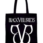 Tote bags noirs en coton Black Veil Brides 