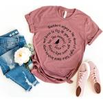 T-shirts à imprimés en coton Beatles look Rock pour femme 