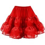 Jupons rouges en organza Taille 3 ans look fashion pour fille de la boutique en ligne Amazon.fr 