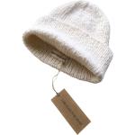 Bonnets blancs en laine en laine 52 cm Tailles uniques pour femme 