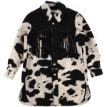 Manteaux longs noirs en flanelle à franges Taille 10 ans pour fille de la boutique en ligne Yoox.com avec livraison gratuite 