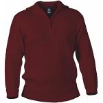 Pulls marinière Blauer Peter rouge bordeaux en laine de mérinos Taille XL look fashion pour homme 