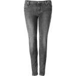 Jeans gris tapered look fashion pour femme 