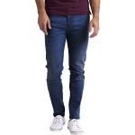 Jeans droits Blauerhafen bleues foncé en denim stretch W32 look casual pour homme 
