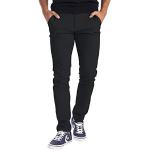 Pantalons chino Blauerhafen noirs stretch W40 look casual pour homme 