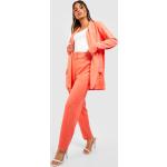 Pantalons de costume Boohoo orange corail Taille XS pour femme en promo 