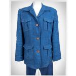 Vestes vintage bleu indigo Taille M look fashion pour femme 