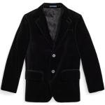 Vestes en velours de créateur Ralph Lauren Polo Ralph Lauren noires en velours enfant en solde 