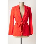 Blazer orange en polyester pour femme - Taille34 - SELECTED