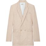 Vestes en cuir Zadig & Voltaire rose pastel à effet froissé en cuir d'agneau Taille XXS pour femme 