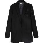 Vestes de costume Zadig & Voltaire noires en viscose à strass Taille XS pour femme 
