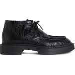 Desert boots Giuseppe Zanotti noires à lacets look casual pour homme en promo 
