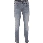 Jeans slim gris en cuir synthétique stretch Taille L W33 classiques pour homme 