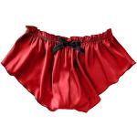 Culottes ouvertes pour la Saint-Valentin rouges en latex Taille XXL plus size look sexy pour femme 