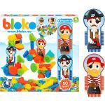 BLOKO – Coffret 50 avec 2 Figurines de Pirates – Dès 12 Mois – Fabriqué en Europe – Jouet de Construction Enfant 1er âge - 6 Versions – 503537