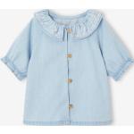 Chemises Vertbaudet bleues en coton Taille 24 mois look fashion pour fille de la boutique en ligne Vertbaudet.fr 