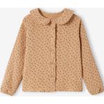 Chemises Vertbaudet marron à effet froissé en coton col claudine Taille 9 ans pour fille en promo de la boutique en ligne Vertbaudet.fr 