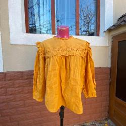 Blouse Jaune Moutarde, Taille M-L