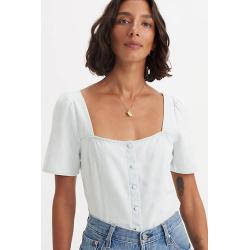 Blouse manche courte Pascale Lightweight Blanc / Smell Ya Later