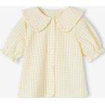 Chemises Vertbaudet à carreaux en coton col claudine Taille 3 ans pour fille de la boutique en ligne Vertbaudet.fr 