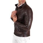 Vestes de moto  d'automne D'arienzo marron Taille 3 XL pour homme en promo 