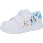 Chaussures de sport blanches à motif chiens légères Pointure 29 look fashion pour enfant 