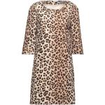 Robes courtes Blumarine à effet léopard en polyester à strass courtes à manches trois-quart Taille M pour femme 
