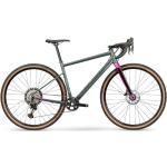 BMC URS AL THREE - GRX 400 Vélo Gravel - 2022 - Metallic Grey Green & Fuchsia