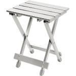 Tables d'appoint grises en aluminium pliables 
