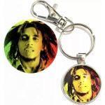 Bob Marley Cadeau Cabochon De Qualité Rasta, Drapeau Jamaïcain, Porte-Clés, Sac Charme