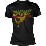 T-shirts noirs en jersey à manches longues Bob Marley à manches longues Taille XXL look Rock pour femme 