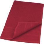 Serviettes éponge rouge bordeaux 50x85 