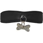 Bobby Os Crystal Collier pour Chien Noir Taille 25