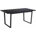 Bobochic - Tables à manger Table à manger 160 cm AMBRE imprimé marbre noir
