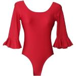 Justaucorps rouges en nylon à volants Taille 12 ans look fashion pour fille de la boutique en ligne Amazon.fr 