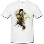 Bogenschuetze Tomb Raider II Premium T-shirt pour homme Motif Paul Sinus Aquarelle - Blanc - XX-Large