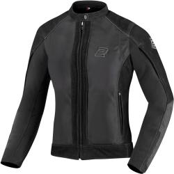 Bogotto Tek-M imperméable à l’eau pour dames moto en cuir / veste textile, noir, taille XS pour femmes