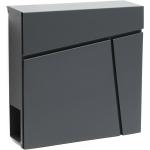 Boîtes aux lettres design Helloshop26 noires en acier 