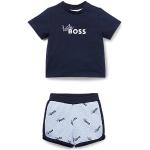 T-shirts à rayures HUGO BOSS BOSS bleues foncé à rayures en coton de créateur Taille naissance pour garçon de la boutique en ligne Hugoboss.fr avec livraison gratuite 