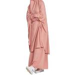 Robes de cocktail rose bonbon maxi Tailles uniques look casual pour femme 