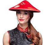 Chapeaux de déguisement Boland rouges Tailles uniques look asiatique 
