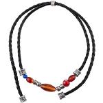 Bracelets de perles de soirée Boland argentés en cuir synthétique look fashion pour femme 