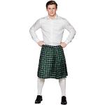 Jupes écossaises de soirée Boland vertes à carreaux Tailles uniques look fashion pour femme 