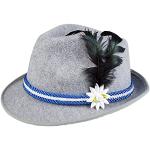 Chapeaux de déguisement Boland bleus en feutre style ethnique 