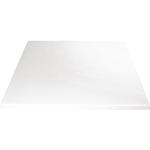 Bolero Table carrée en bois Blanc 600 mm
