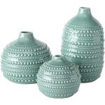 Vases Boltze bleus en céramique 