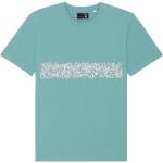 T-shirts col rond turquoise à manches courtes à col rond Taille XXL look casual pour homme 